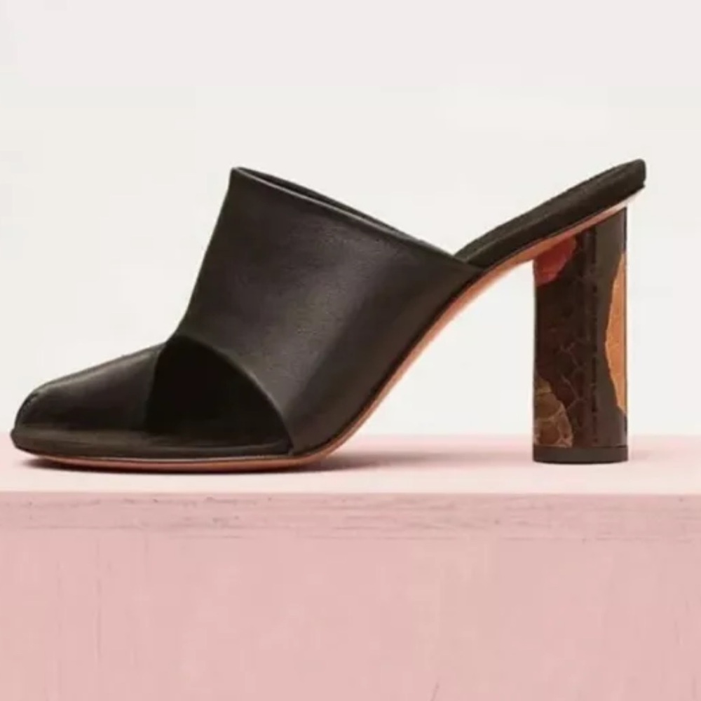 Celine Pirate Mules Black Sandals Shoes sz 36 Pre-Fall 2017 Phoebe Philo NEW